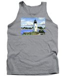 Goat Island Lighthouse Newport Rhode Island - Tank Top