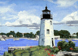 Goat Island Lighthouse Newport Rhode Island - Puzzle