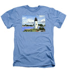 Goat Island Lighthouse Newport Rhode Island - Heathers T-Shirt