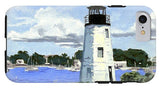 Goat Island Lighthouse Newport Rhode Island - Phone Case