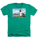 Goat Island Lighthouse Newport Rhode Island - Heathers T-Shirt