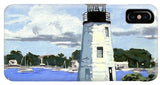 Goat Island Lighthouse Newport Rhode Island - Phone Case