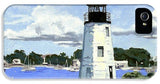 Goat Island Lighthouse Newport Rhode Island - Phone Case