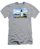Goat Island Lighthouse Newport Rhode Island - T-Shirt