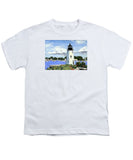Goat Island Lighthouse Newport Rhode Island - Youth T-Shirt