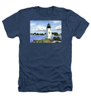 Goat Island Lighthouse Newport Rhode Island - Heathers T-Shirt
