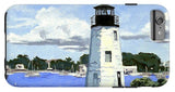 Goat Island Lighthouse Newport Rhode Island - Phone Case