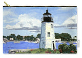 Goat Island Lighthouse Newport Rhode Island - Carry-All Pouch