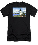 Goat Island Lighthouse Newport Rhode Island - T-Shirt