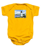 Goat Island Lighthouse Newport Rhode Island - Baby Onesie