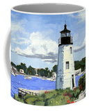 Goat Island Lighthouse Newport Rhode Island - Mug