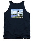 Goat Island Lighthouse Newport Rhode Island - Tank Top