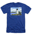 Goat Island Lighthouse Newport Rhode Island - Heathers T-Shirt