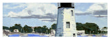 Goat Island Lighthouse Newport Rhode Island - Yoga Mat