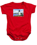 Goat Island Lighthouse Newport Rhode Island - Baby Onesie