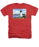 Goat Island Lighthouse Newport Rhode Island - Heathers T-Shirt