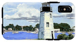 Goat Island Lighthouse Newport Rhode Island - Phone Case