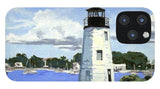 Goat Island Lighthouse Newport Rhode Island - Phone Case