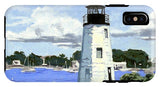Goat Island Lighthouse Newport Rhode Island - Phone Case