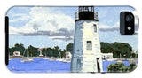 Goat Island Lighthouse Newport Rhode Island - Phone Case