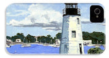 Goat Island Lighthouse Newport Rhode Island - Phone Case