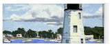 Goat Island Lighthouse Newport Rhode Island - Yoga Mat