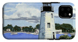 Goat Island Lighthouse Newport Rhode Island - Phone Case