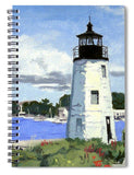 Goat Island Lighthouse Newport Rhode Island - Spiral Notebook