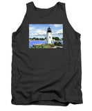 Goat Island Lighthouse Newport Rhode Island - Tank Top
