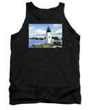 Goat Island Lighthouse Newport Rhode Island - Tank Top