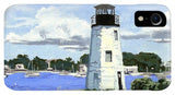 Goat Island Lighthouse Newport Rhode Island - Phone Case