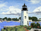 Goat Island Lighthouse Newport Rhode Island - Puzzle
