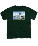 Goat Island Lighthouse Newport Rhode Island - Youth T-Shirt