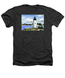 Goat Island Lighthouse Newport Rhode Island - Heathers T-Shirt