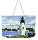 Goat Island Lighthouse Newport Rhode Island - Weekender Tote Bag