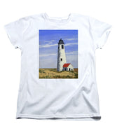Great Point Lighthouse Nantucket Massachusetts - Women's T-Shirt (Standard Fit)