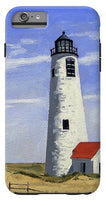 Great Point Lighthouse Nantucket Massachusetts - Phone Case