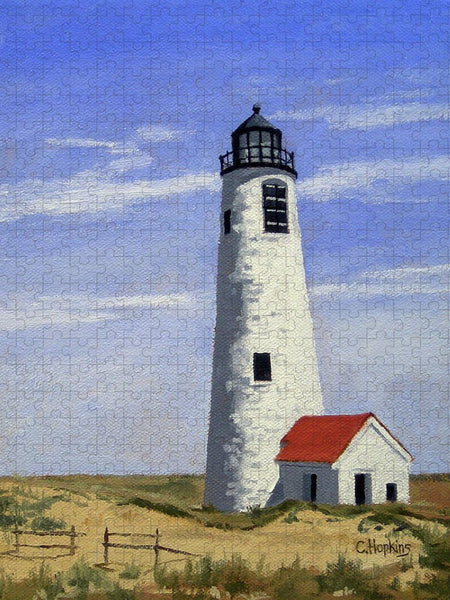 Great Point Lighthouse Nantucket Massachusetts - Puzzle