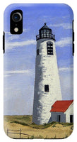 Great Point Lighthouse Nantucket Massachusetts - Phone Case