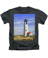Great Point Lighthouse Nantucket Massachusetts - Kids T-Shirt