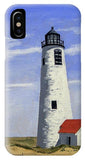 Great Point Lighthouse Nantucket Massachusetts - Phone Case