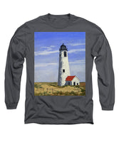 Great Point Lighthouse Nantucket Massachusetts - Long Sleeve T-Shirt