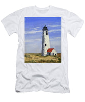 Great Point Lighthouse Nantucket Massachusetts - T-Shirt