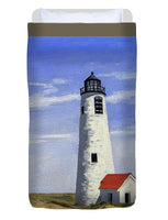 Great Point Lighthouse Nantucket Massachusetts - Duvet Cover