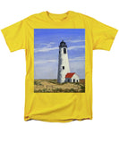 Great Point Lighthouse Nantucket Massachusetts - Men's T-Shirt  (Regular Fit)