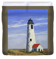 Great Point Lighthouse Nantucket Massachusetts - Duvet Cover