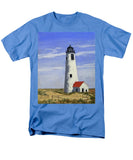 Great Point Lighthouse Nantucket Massachusetts - Men's T-Shirt  (Regular Fit)