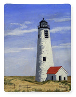Great Point Lighthouse Nantucket Massachusetts - Blanket
