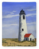 Great Point Lighthouse Nantucket Massachusetts - Blanket