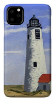 Great Point Lighthouse Nantucket Massachusetts - Phone Case